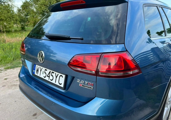 Volkswagen Golf cena 56900 przebieg: 219000, rok produkcji 2015 z Warszawa małe 277